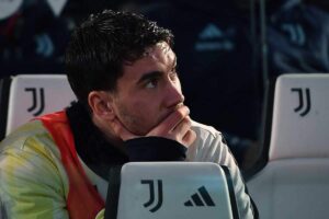 Dusan Vlahovic pensieroso