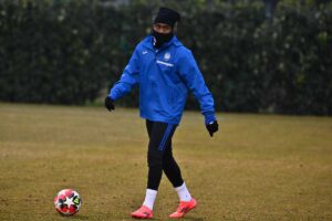 Ademola Lookman in allenamento