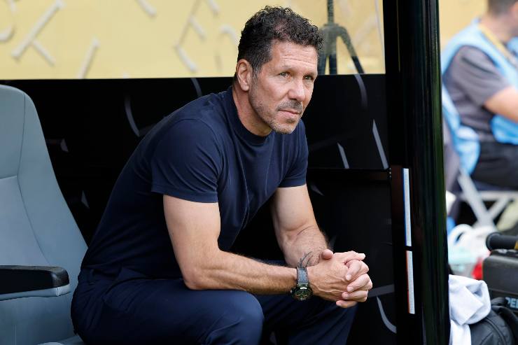 Diego Pablo Simeone in panchina