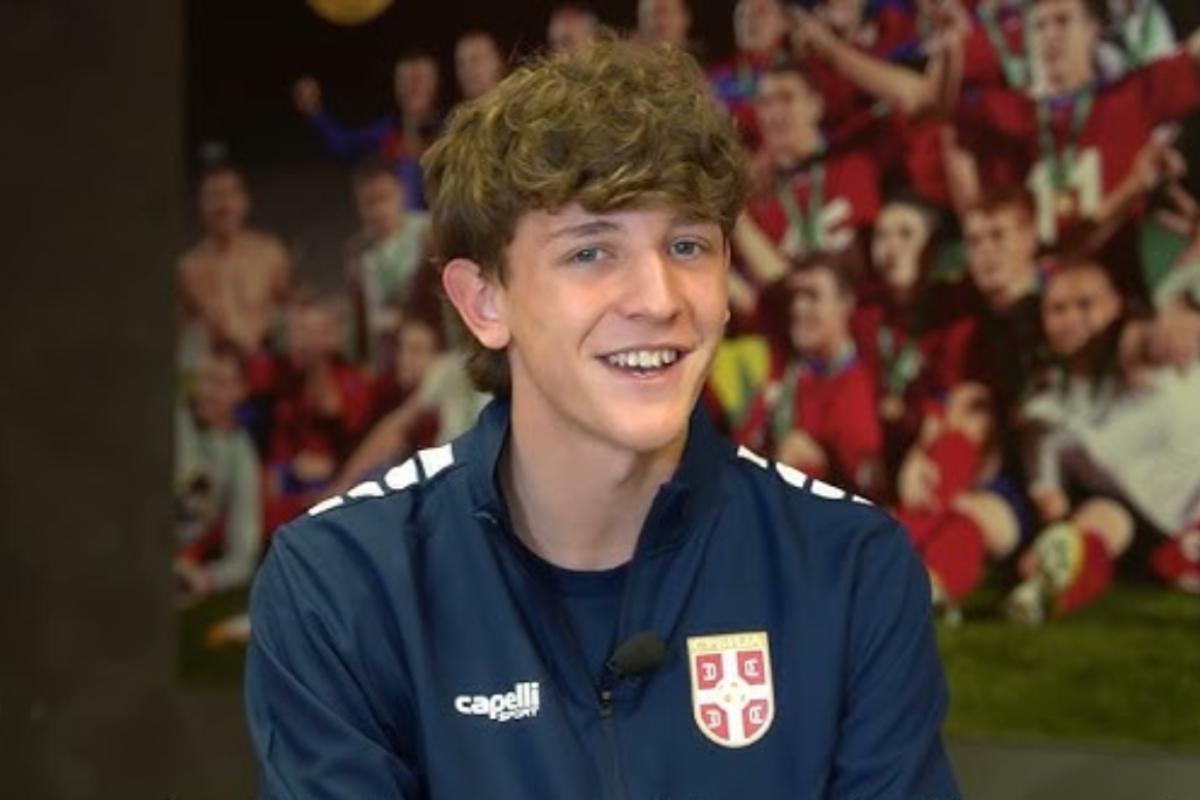 Gianfilippo Materazzi, nipote di Marco e giovane leva della Nazionale serba